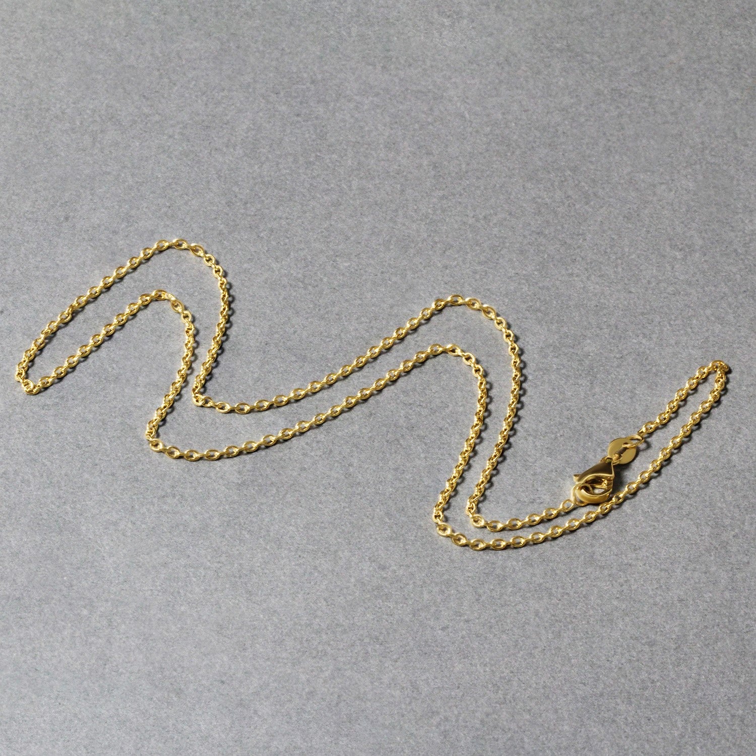 14k Yellow Gold Oval Cable Link Chain (1.50 mm) 5