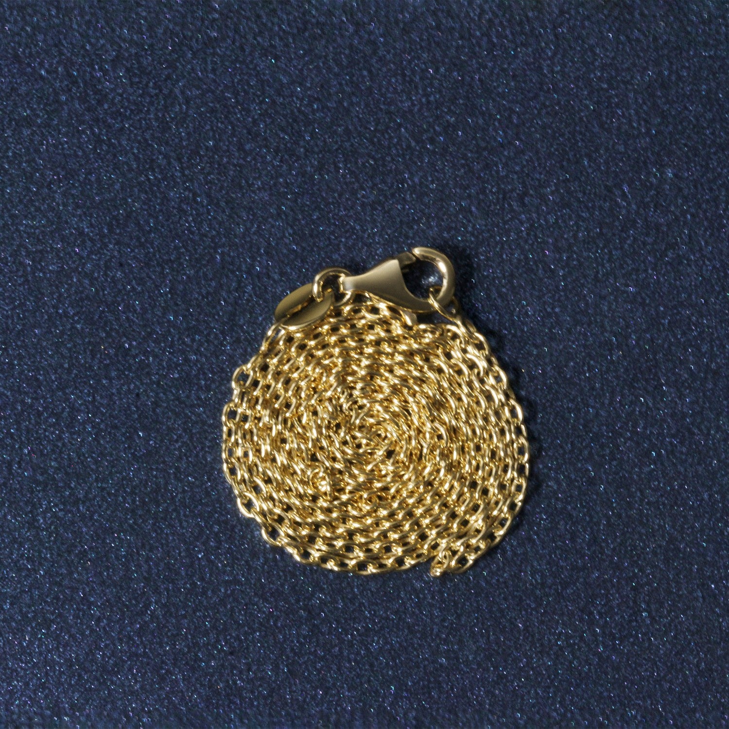 14k Yellow Gold Oval Cable Link Chain (1.50 mm) 6