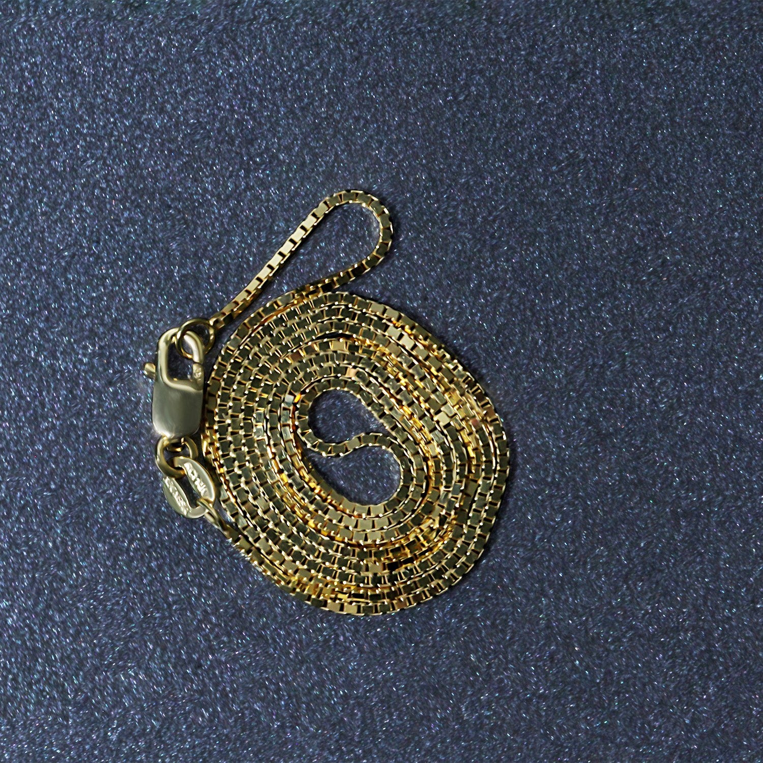 14k Yellow Gold Classic Box Chain (0.85 mm) 3