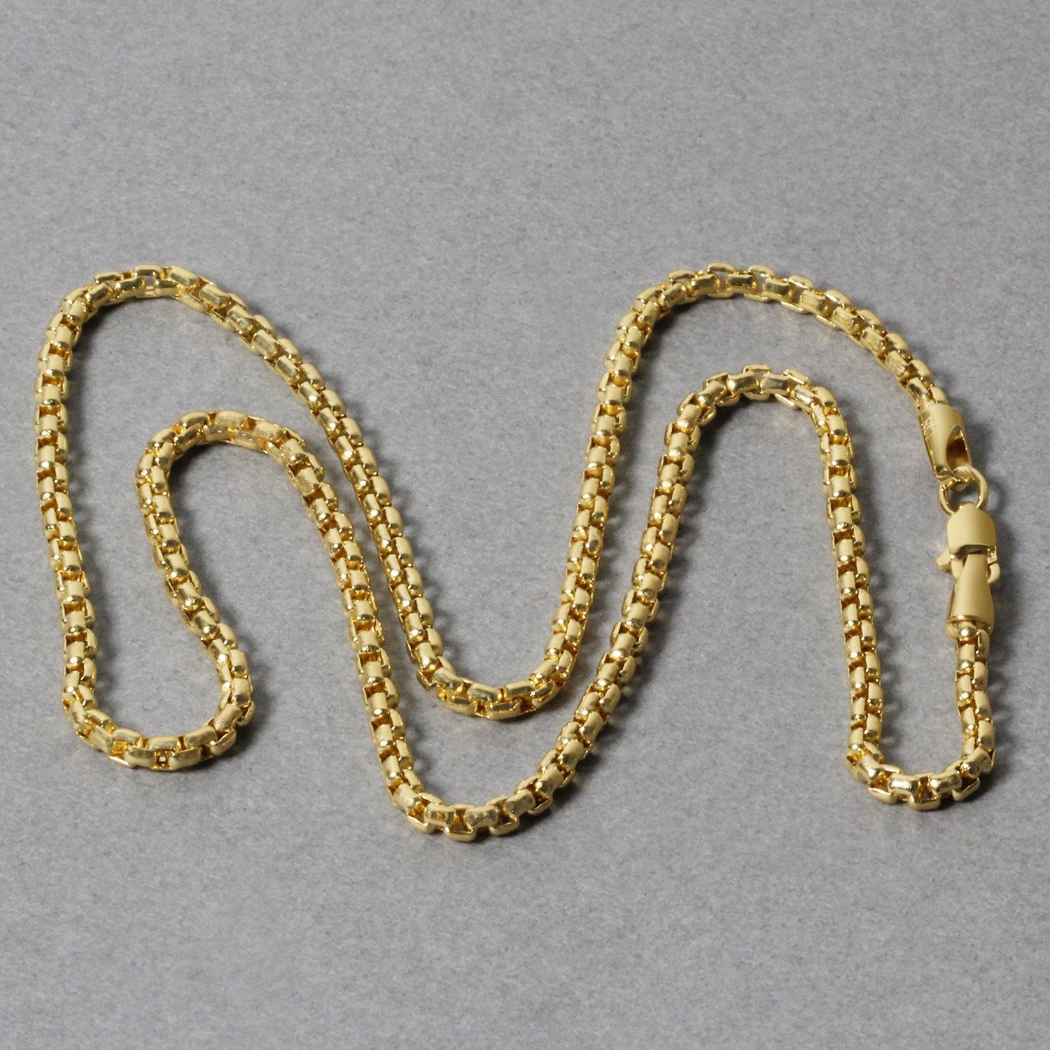 14k Yellow Gold Round Box Chain (2.5 mm) 3