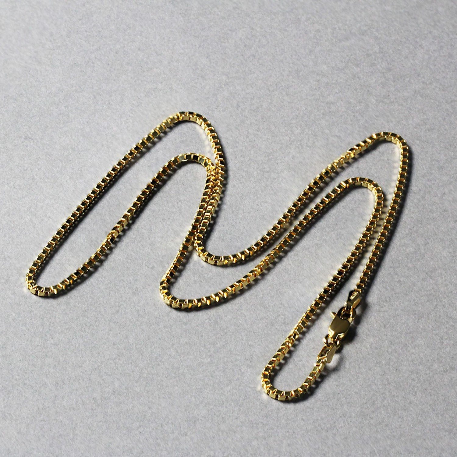 14k Yellow Gold Semi Solid Box Chain (1.80 mm) 3