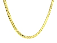 4.0mm 14k Yellow Gold Classic Solid Miami Cuban Chain 49
