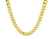 5.5mm 10k Yellow Gold Light Miami Cuban Chain 16