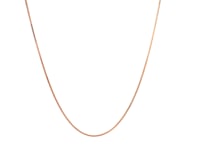 14k Rose Gold Classic Box Chain (0.45 mm) 15