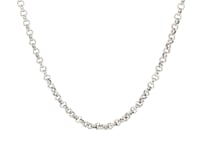 14k White Gold Rolo Chain (2.50 mm) 14