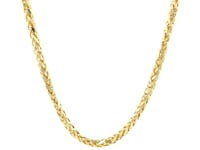 14k Yellow Gold Diamond Cut Round Franco Chain (3.20 mm) 62
