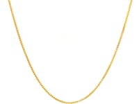 14k Yellow Gold Classic Box Chain (0.85 mm) 55