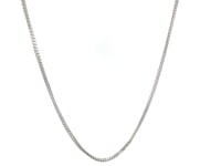 14k White Gold Franco Chain (1.20 mm) 55