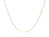 18k Yellow Gold Box Chain 0.6mm (0.60 mm) 14