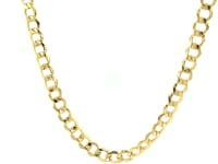 14k Yellow Gold Curb Chain (5.30 mm) 30
