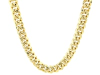 14k Yellow Gold Semi Solid Miami Cuban Chain (7.20 mm) 59