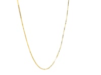 14k Yellow Gold Classic Box Chain (0.60 mm) 13