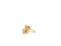 14k Yellow Gold Ball Style Stud Earrings (4mm) 14