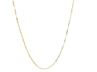 14k Yellow Gold Classic Box Chain (0.60 mm) 16