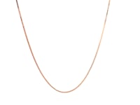 14k Rose Gold Classic Box Chain (0.60 mm) 52