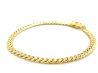 14k Yellow Gold Classic Miami Cuban Solid Bracelet (4.90 mm) 10