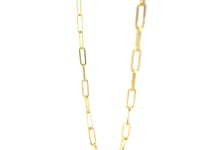 14K Yellow Gold Paperclip Chain (2.50 mm) 50