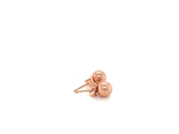 14k Rose Gold Round Stud Earrings (5mm) 9
