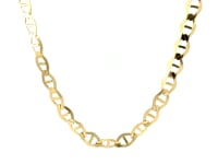14k Yellow Gold Mariner Link Chain (5.50 mm) 37