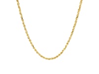 10k Yellow Gold Solid Diamond Cut Rope Chain (2.00 mm) 15