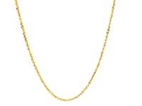 14k Yellow Gold Sparkle Chain (1.10 mm) 8