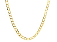 14k Yellow Gold Curb Chain (4.40 mm) 50