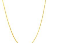 14k Yellow Gold Diamond Cut Round Wheat Chain (0.60 mm) 13