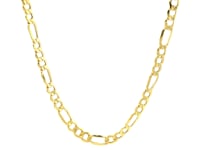 10k Yellow Gold Lite Figaro Chain (4.70 mm) 11