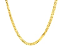 14k Yellow Gold Square Franco Chain (3.00 mm) 11