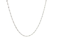 14k White Gold Singapore Chain (1.10 mm) 44