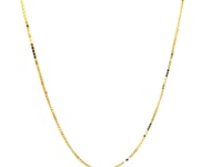 14k Yellow Gold Classic Box Chain (0.75 mm) 14