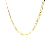 10k Yellow Gold Lite Figaro Chain (3.70 mm) 11