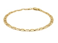 14k Yellow Gold Mariner Link Bracelet (4.50 mm) 11