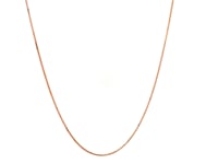 14k Rose Gold Classic Box Chain 0.60 mm 14