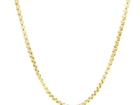 14k Yellow Gold Round Box Chain (2.5 mm) 15