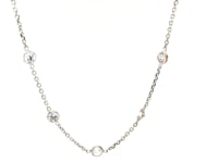 14k Yellow Gold CZ By the Yard Long Links 10