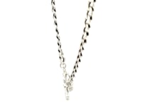 Sterling Silver Polished Wide Link Toggle Necklace 9
