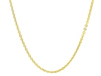 14k Yellow Gold Forsantina Lite Cable Link Chain (1.80 mm) 15