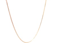 Diamond Cut Cable Link Chain in Rose Gold (0.87 mm) 11