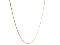 14k Rose Gold Classic Box Chain (0.45 mm) 12