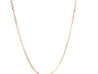 14k Rose Gold Diamond Cut Cable Link Chain (1.10 mm) 11