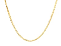 14k Yellow Gold Square Wheat Chain (1.80 mm) 10