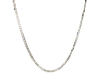 14k White Gold Square Wheat Chain (1.80 mm) 10