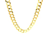 8.2mm 10k Yellow Gold Curb Chain (8.20 mm) 13