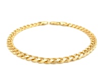 14k Yellow Gold Solid Miami Cuban Bracelet (5.00 mm) 23
