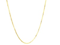 18k Yellow Gold Cable Chain (1.10 mm) 11