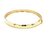 14k Yellow Gold Classic Omega Bracelet (6.00 mm) 8