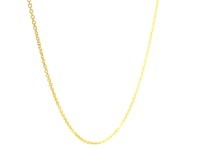 14k Yellow Gold Round Cable Link Chain (1.20 mm)