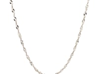 14k White Gold Singapore Chain (2.10 mm) 13
