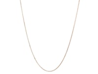 14k Yellow Gold Diamond Cut Cable Link Chain (0.68 mm) 19